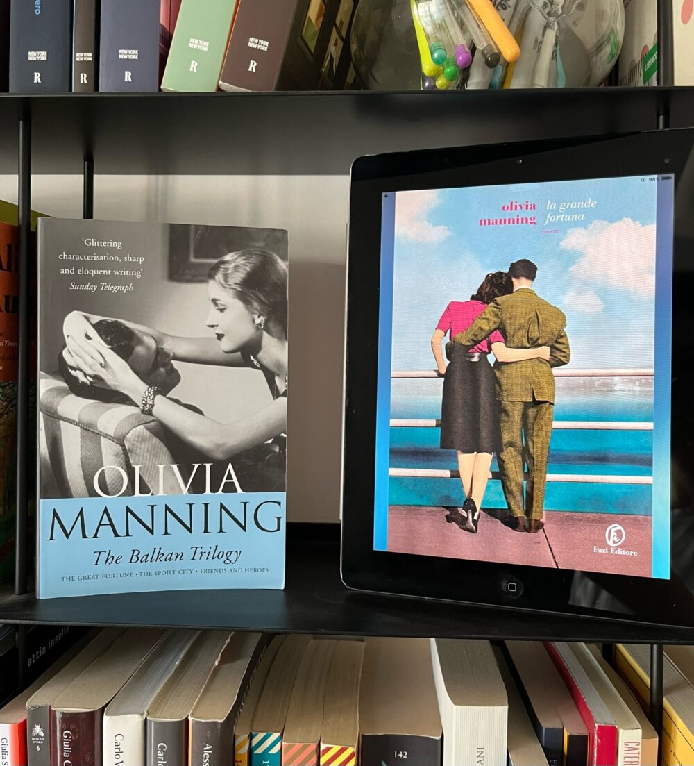 Copertine inglese e italiana dei libri di Olivia Manning